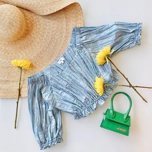 LPA Taffeta Crop Top